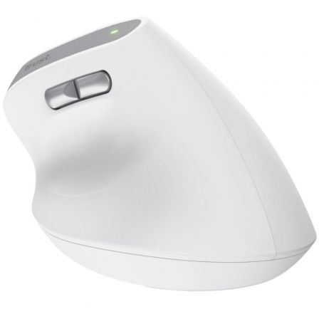 Trust Bayo II Ratón Ergonómico Vertical Inalámbrico Blanco